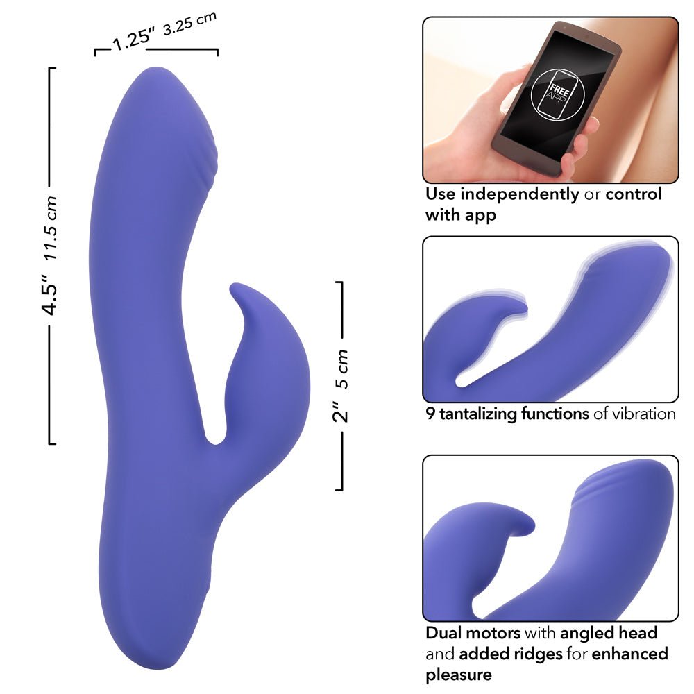 Calexotics Connect Dual Stimulator - Periwinkle SE0001203