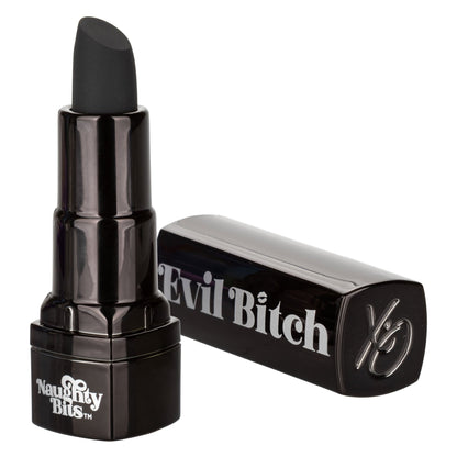 Naughty Bits Evil Bitch Lipstick Vibrator - Black SE4410053