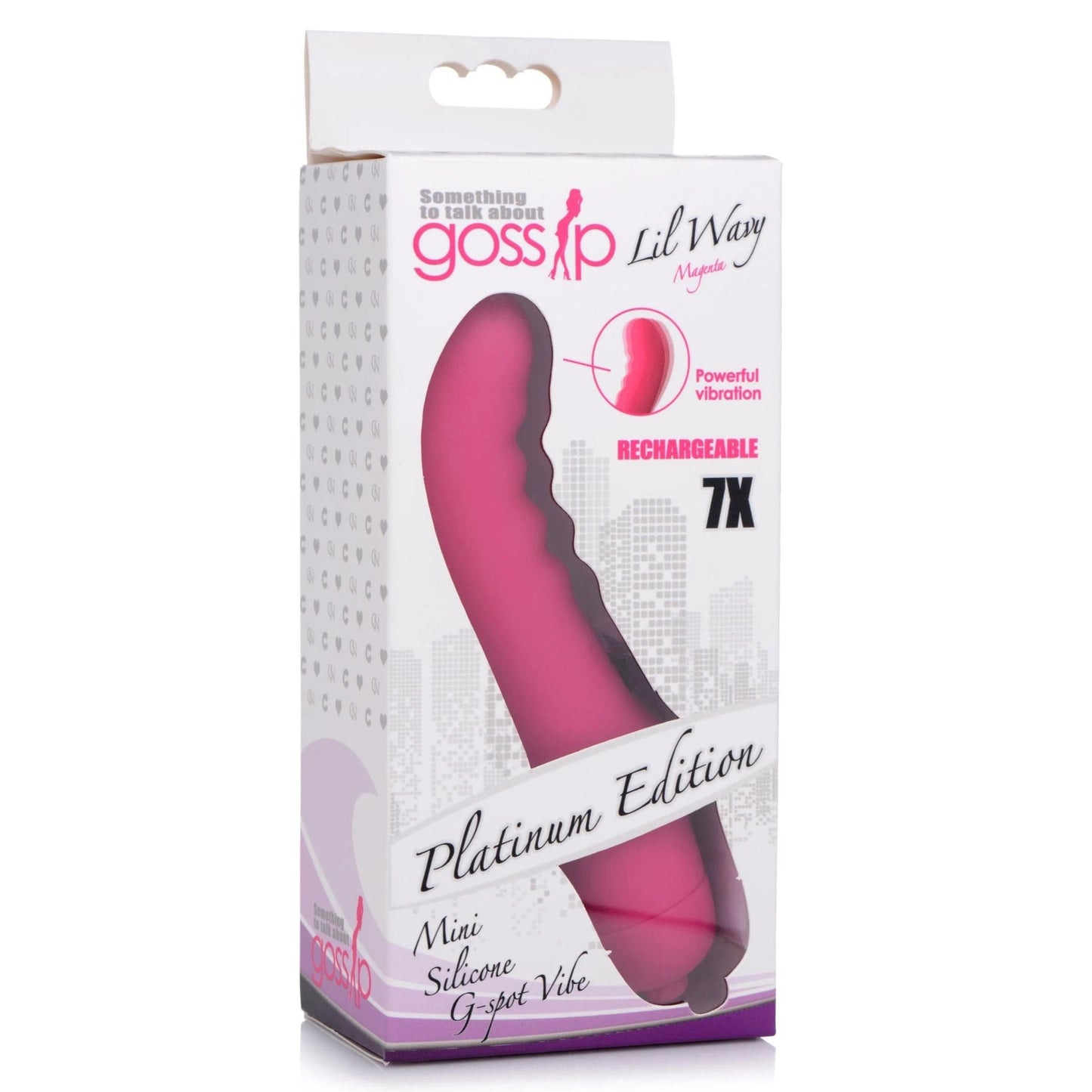 Lil Wavy Mini Silicone G-Spot Vibe - Magenta CN-04-0740-50