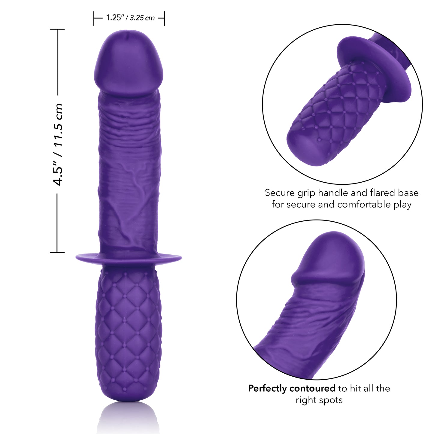 Silicone Grip Thruster - Purple SE0315102