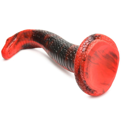 King Cobra King Cobra Silicone Dildo - Red CC-AH196