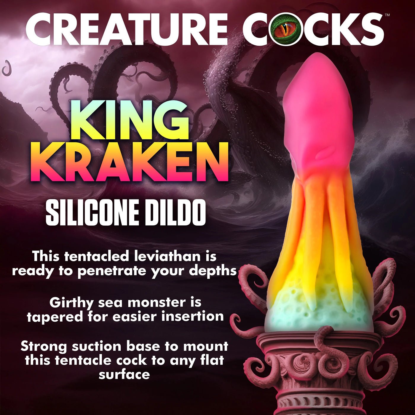 King Kraken Silicone Dildo CC-AH285