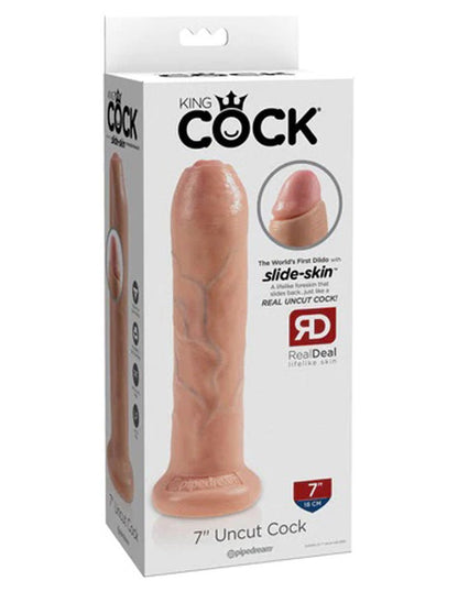 King Cock 7 Inch Uncut - Flesh PD5561-21