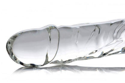 Brutus Glass Dildo Thruster - Clear MS-AF178