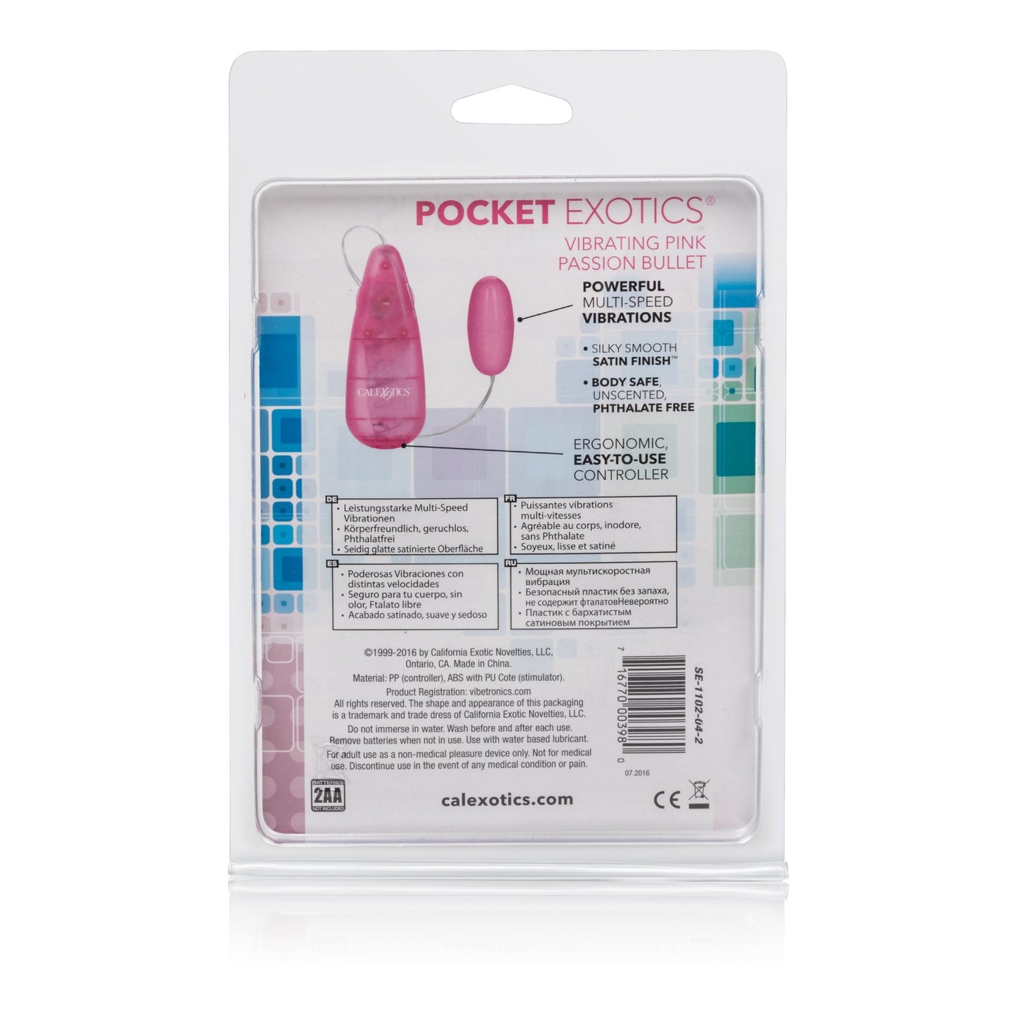 Pocket Exotics Bullet - Pink Passion SE1102042