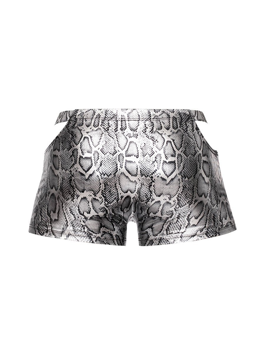 s'naked Pouch Short - Large - Silver/black MP-153282SKLG