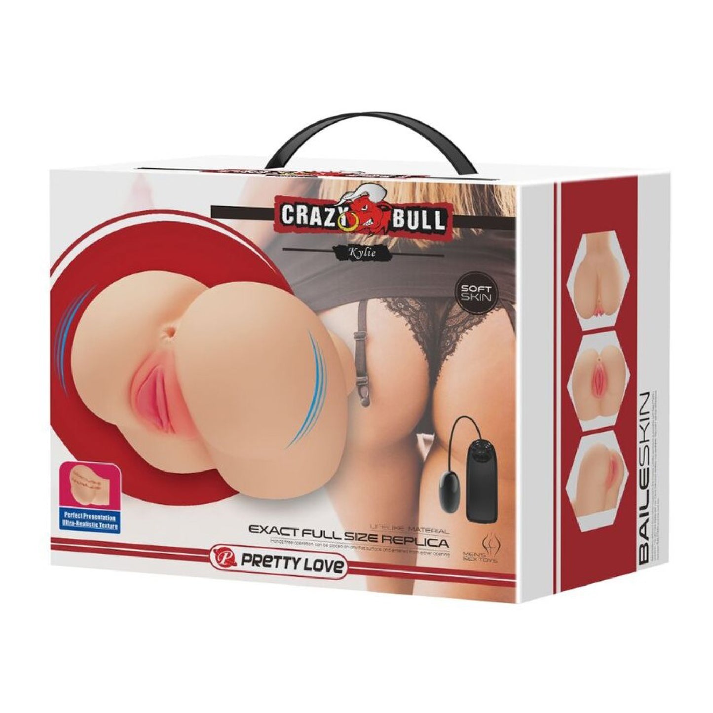 Kylie Realistic Vagina and Ass Vibrator - Light BM-009246Z