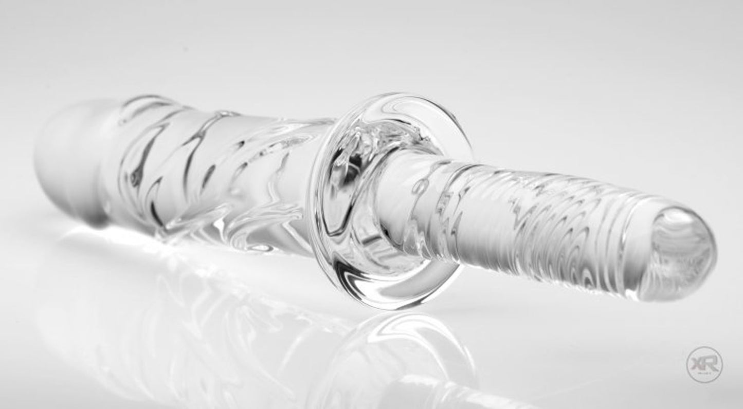 Brutus Glass Dildo Thruster - Clear MS-AF178