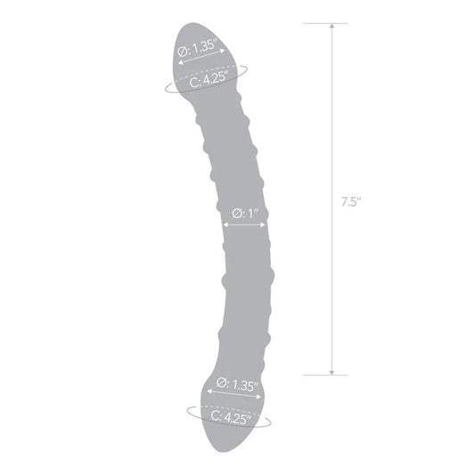 Double Trouble Glass Dildo GLAS-16