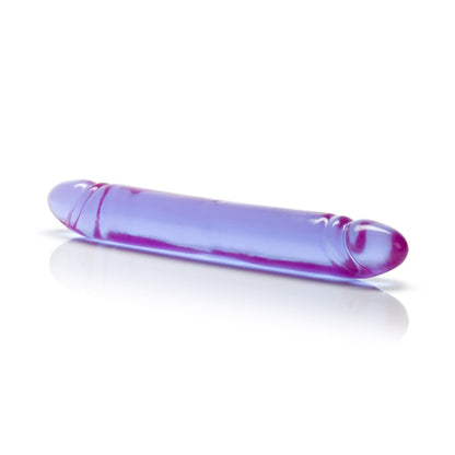 Reflective Gel Smooth Double Dong - Purple SE0280302