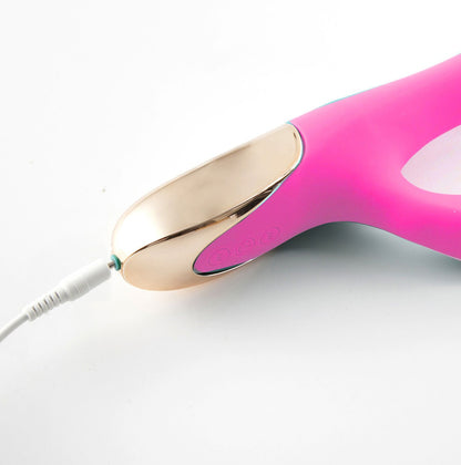 Maui 420 Series - Dual Motor G-Spot Pot Leaf - Rechargeable Vibrator - Pink MTMA2001LF