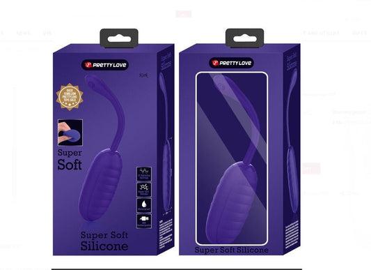 Kirk Rechargeable Vibrating Egg - Purple BI-014654-3