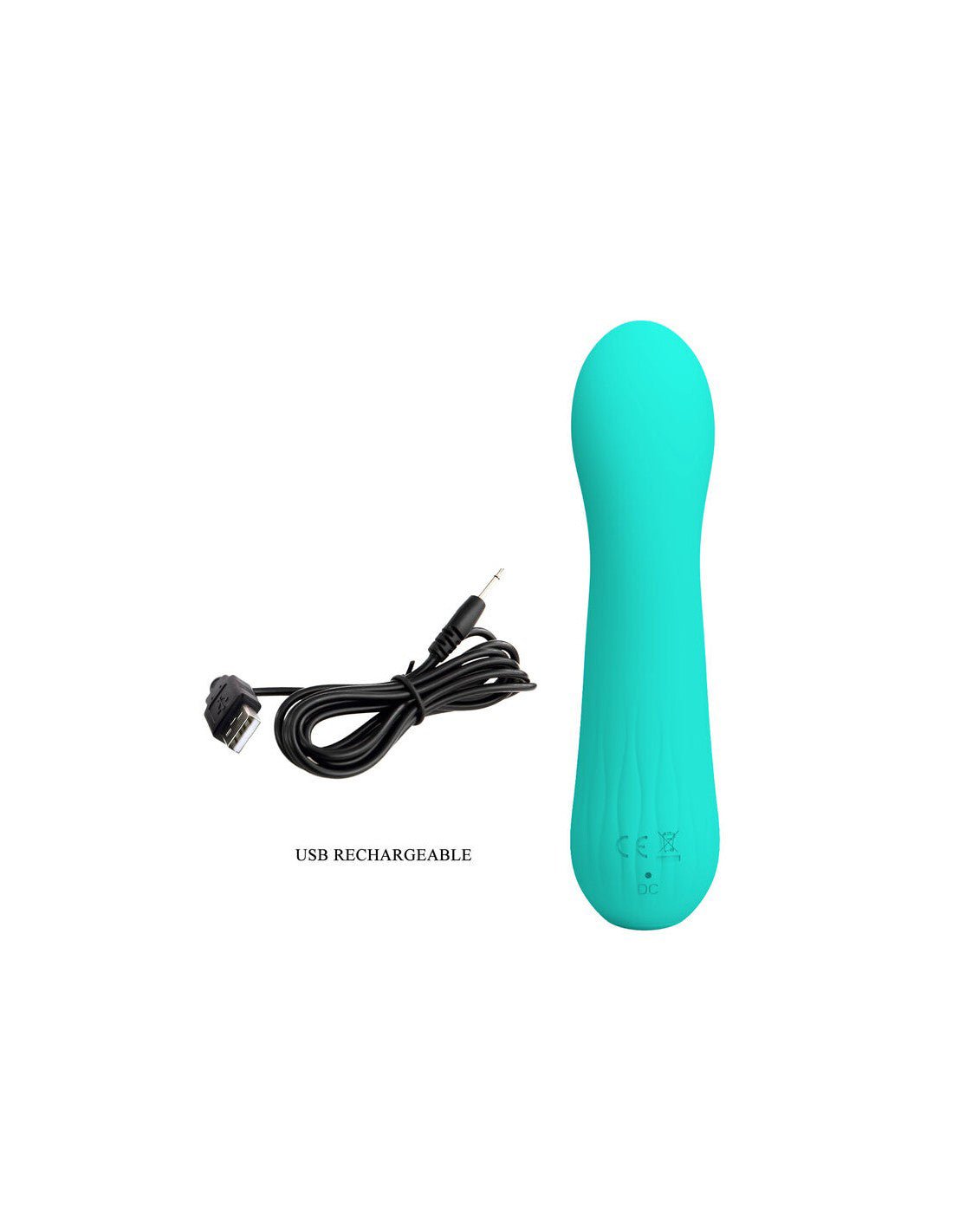 Faun Rechargeable Vibrator - Turquoise BI-014724-4