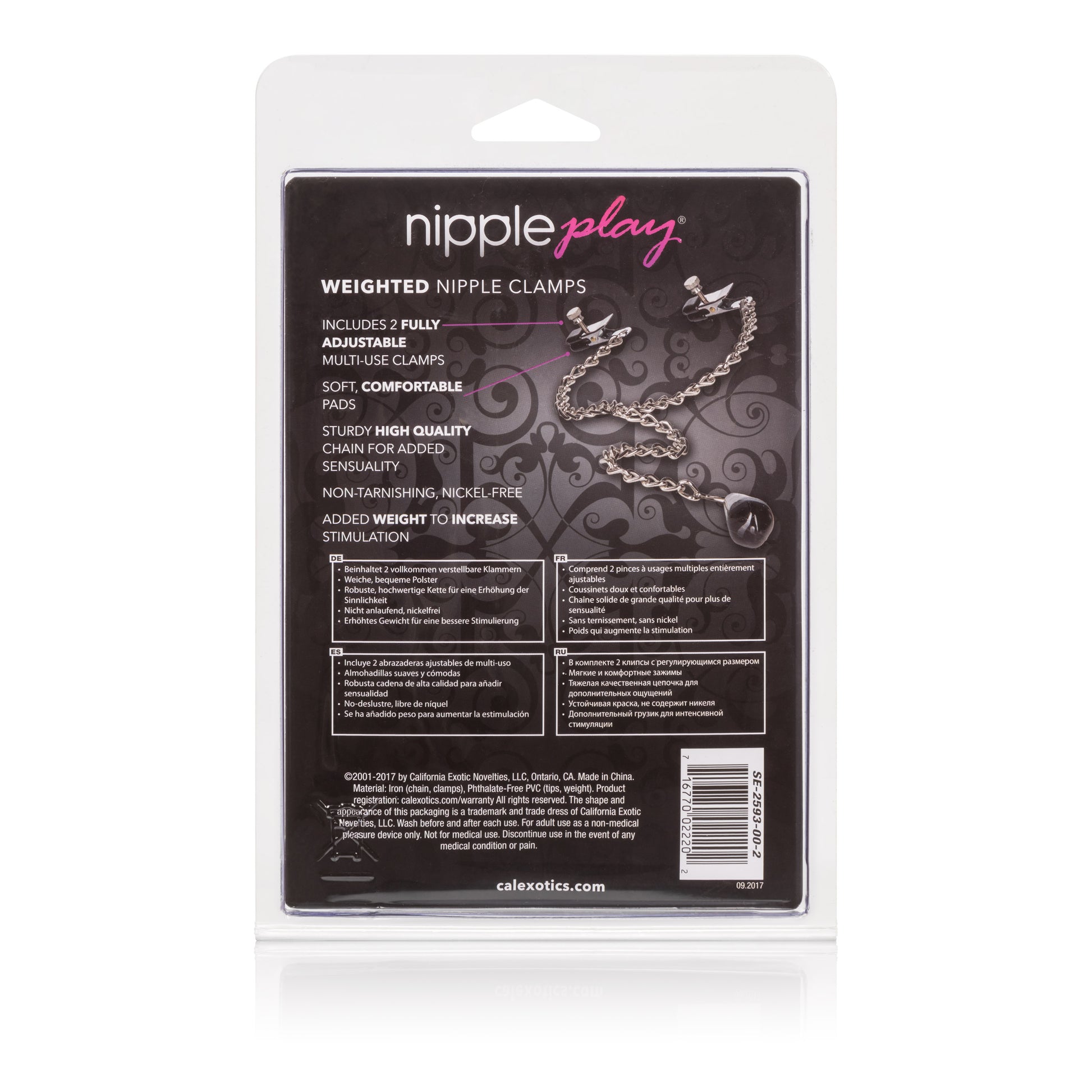 Weighted Nipple Clamps SE2593002