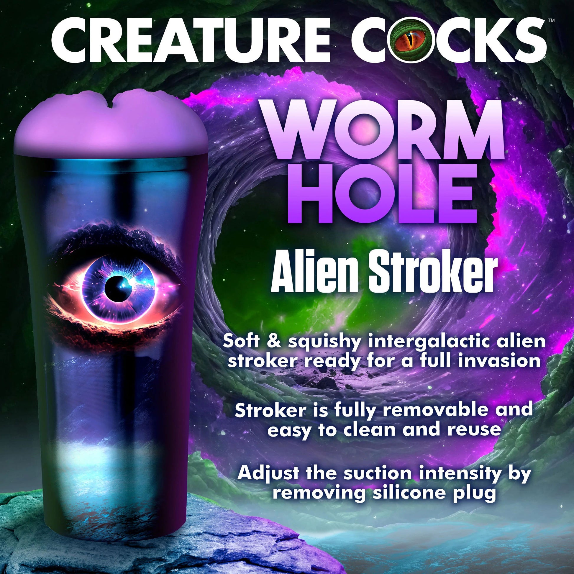 Wormhole Alien Stroker - Purple CC-AH240-PUR