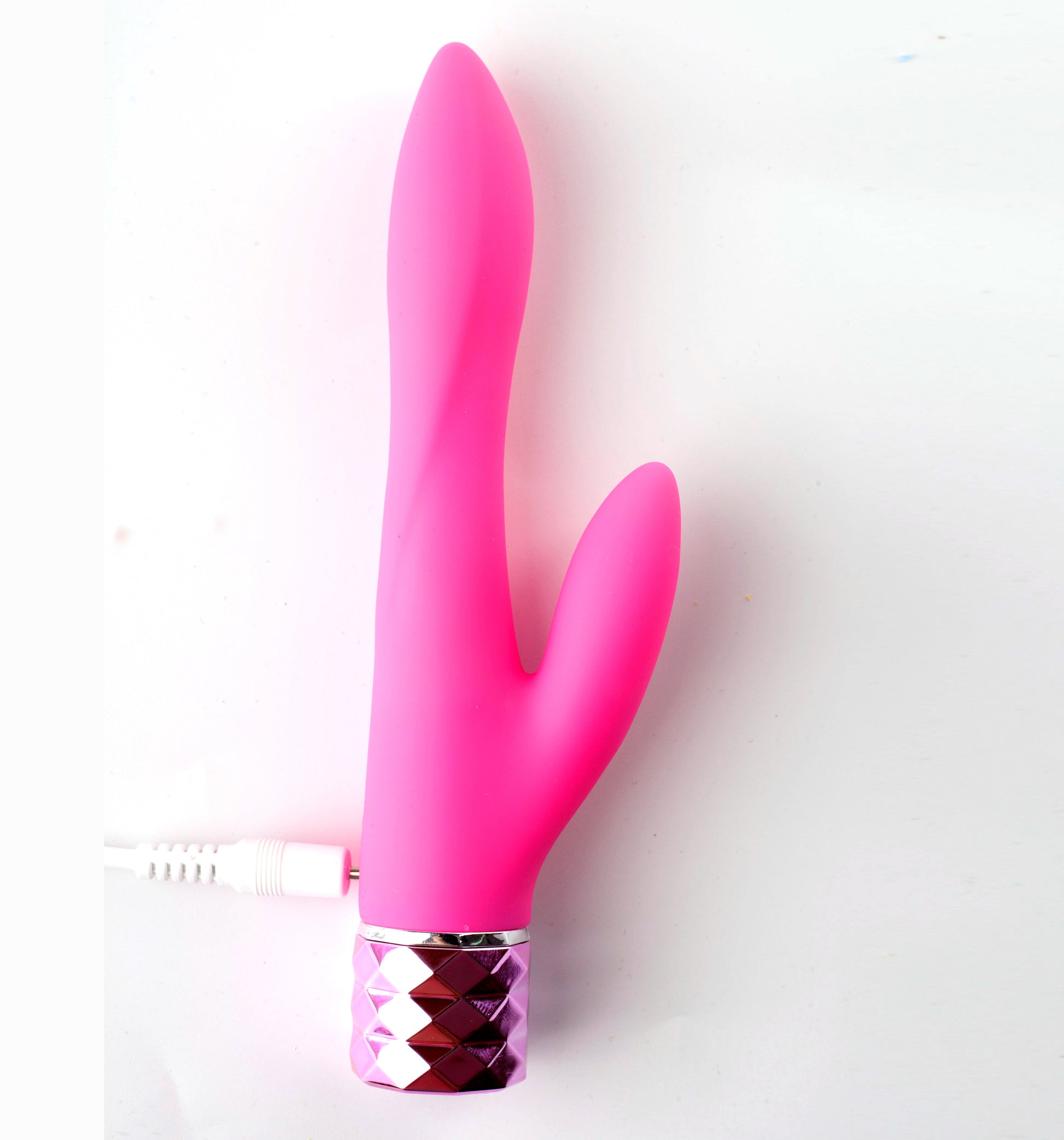 Victoria Crystal Gem Dual Vibrator - Pink MTMA1606-P1