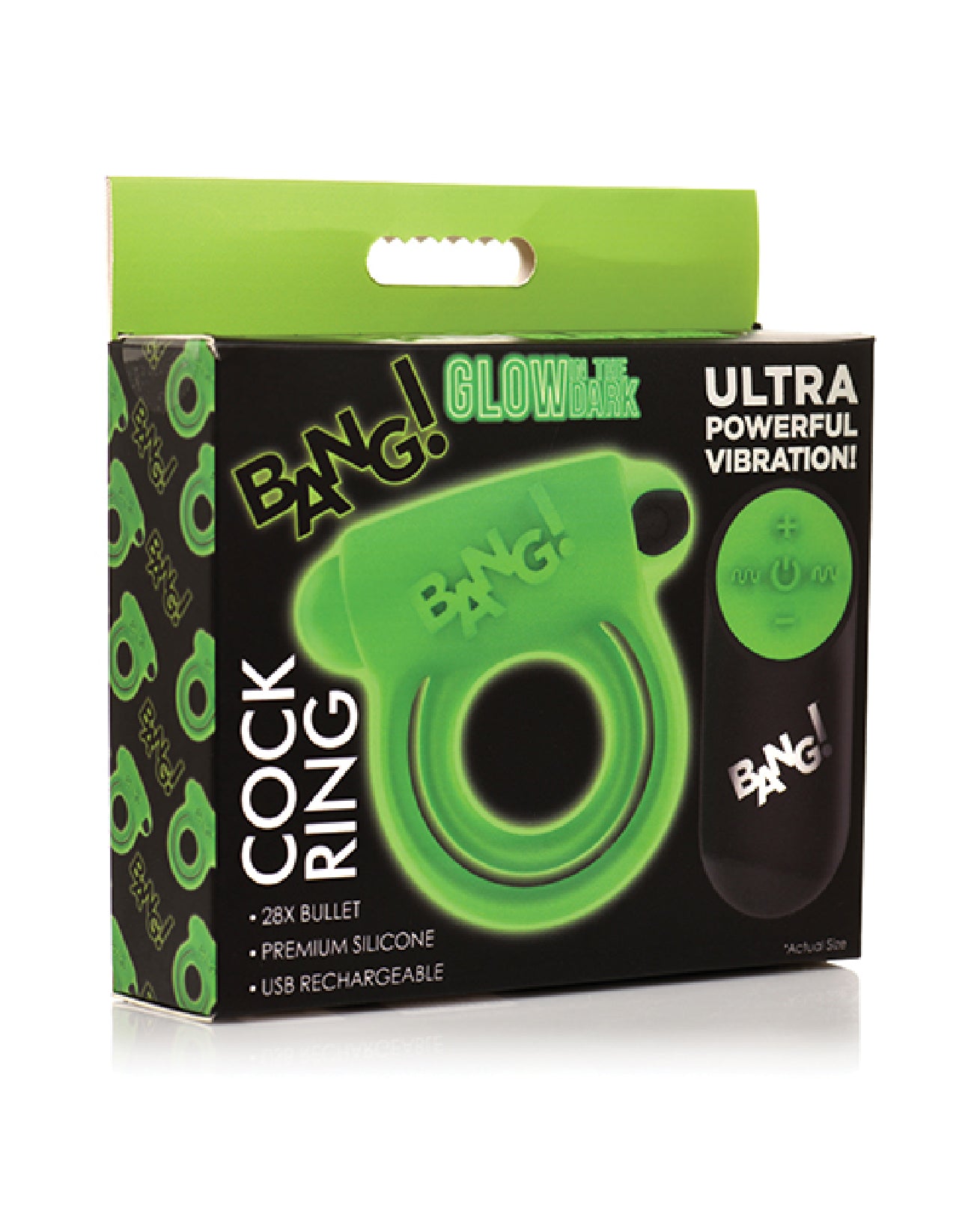 Glow in the Dark Cock Ring - Green BNG-AH460