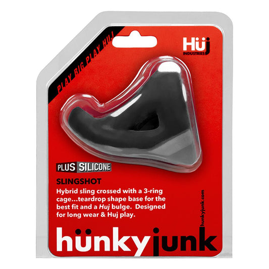 Hunkyjunk Slingshot 3 Ring Teardrop - Tar OX-HUJ-105-TAR