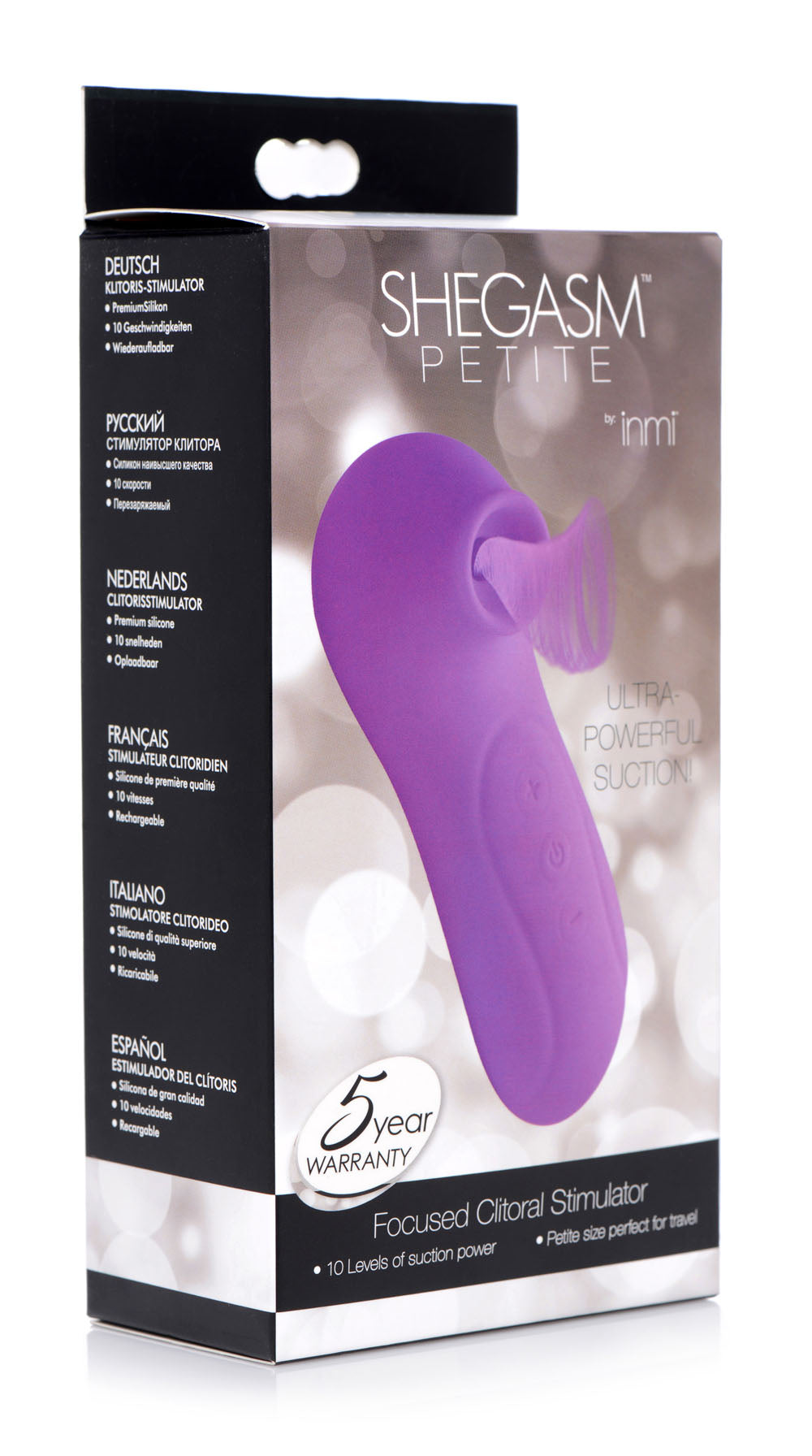 Shegasm Petite Focused Clitoral Stimulator - Purple INM-AF984