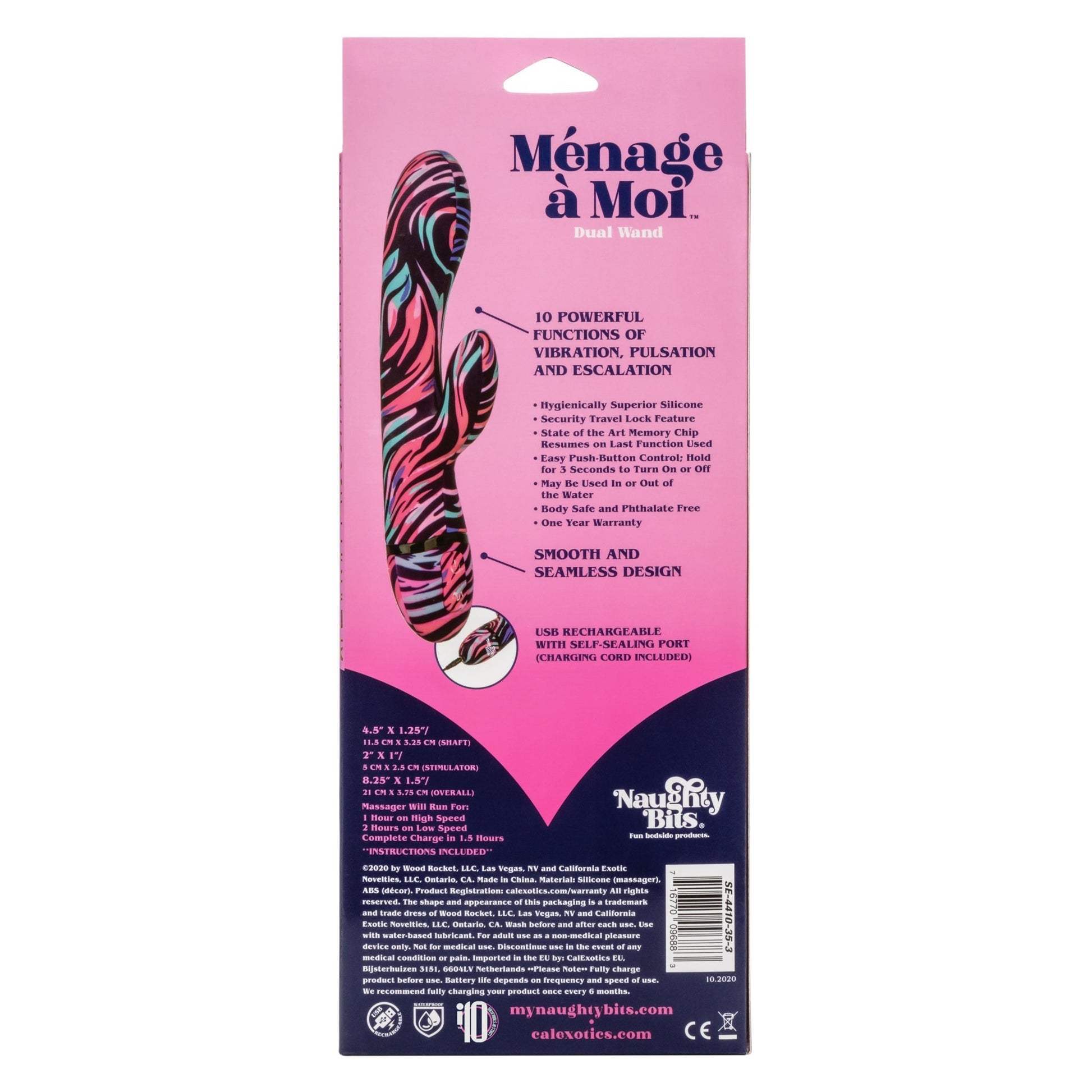 Naughty Bits Menage a Moi Dual Wand SE4410353