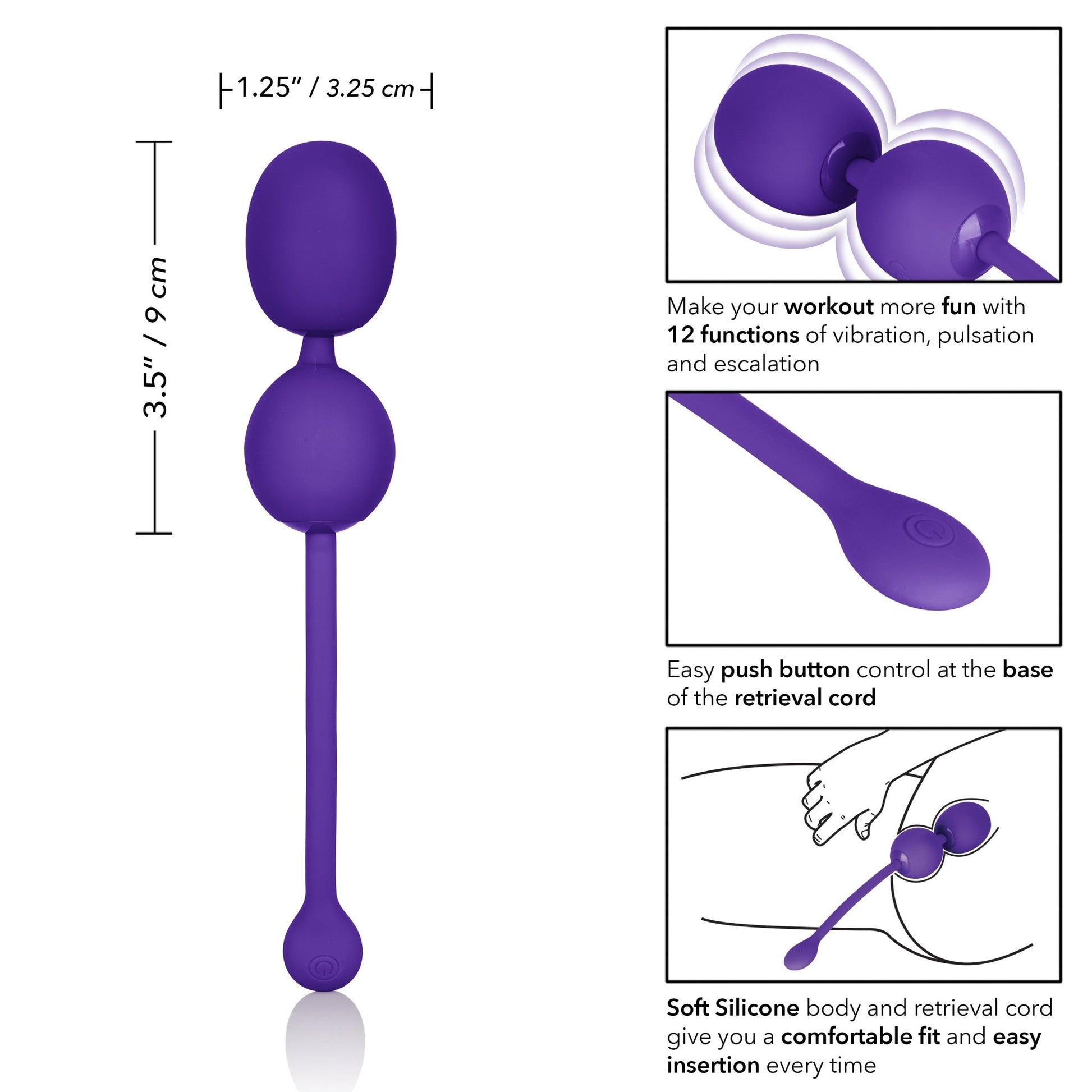 Rechargeable Dual Kegel - Purple SE1328152