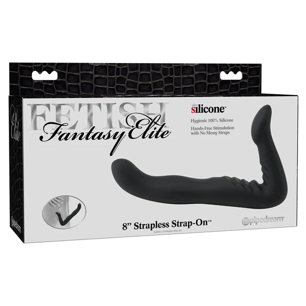 Fetish Fantasy Elite 8-Inch Strapless Strap-on - Black PD4536-23