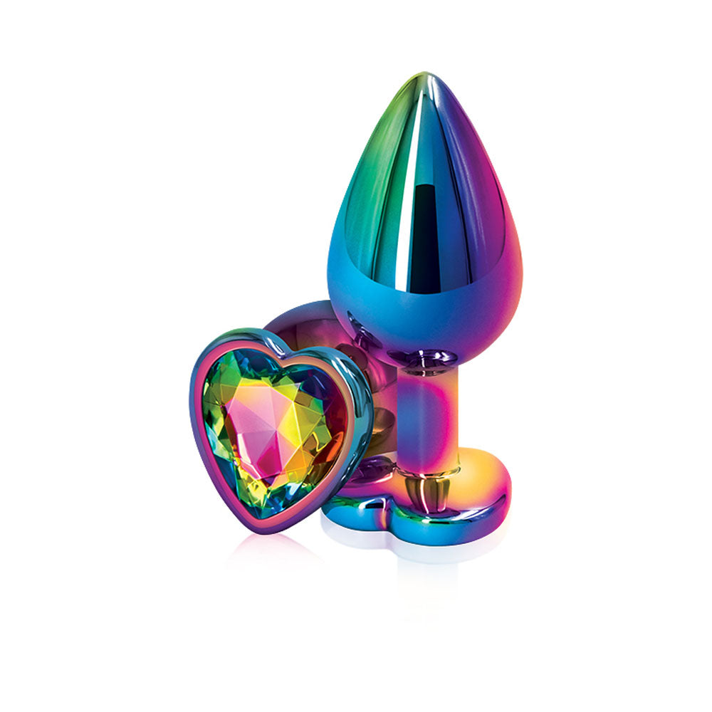 Rear Assets - Multicolor Heart - Medium - Rainbow NSN0962-29