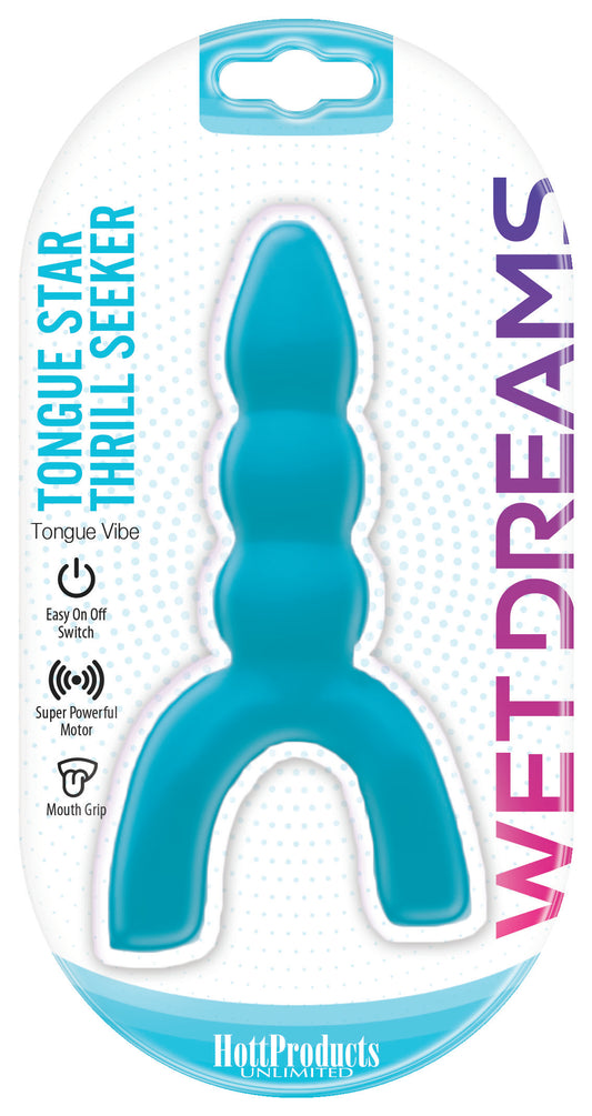 Tongue Star Thrill Seaker Tongue Vibe - Blue HTP3271