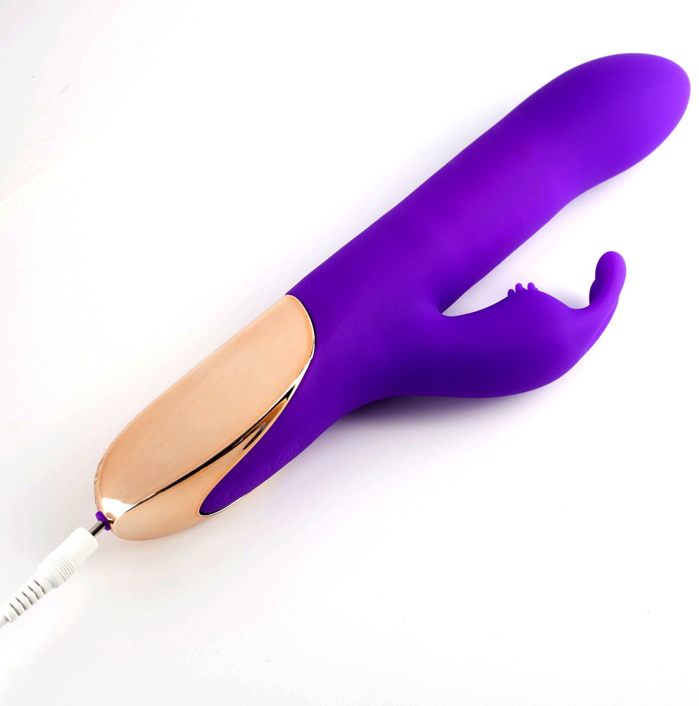 Karlin USB Rechargeable 10-Function Rabbit Vibrator - Purple MTJM-18103