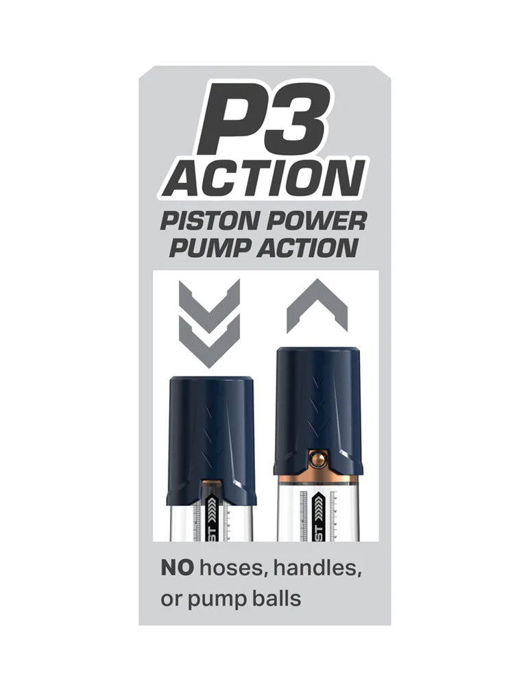 Pump Worx Max Boost - Blue/clear PD3249-25